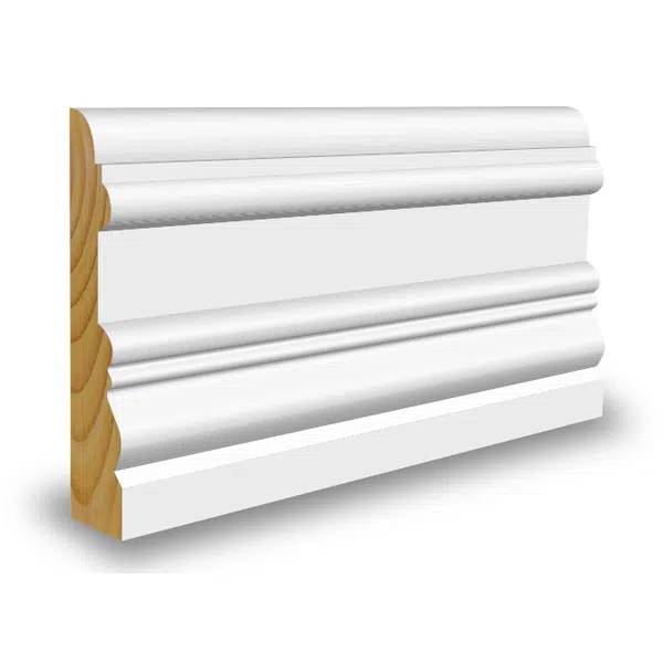 Dekoratiivliist, 21x120x4400 valge