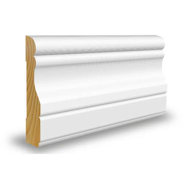 Dekoratiivliist, 15x58x4400 valge