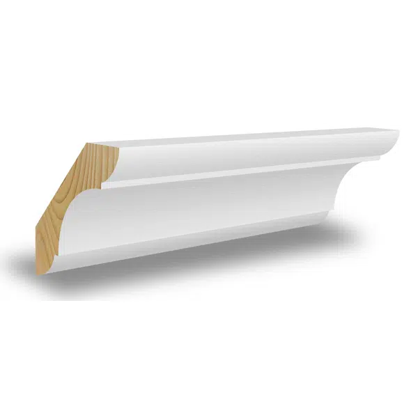 Dekoratiivliist, 15x58x4400 valge