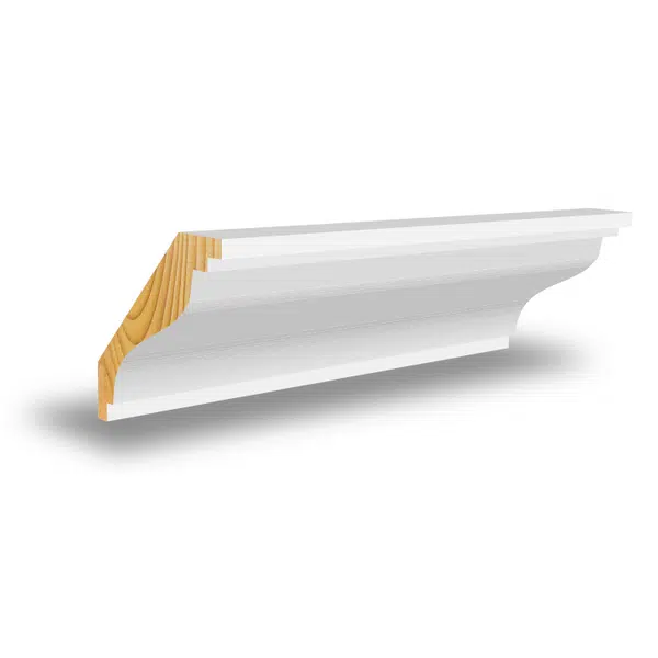 Dekoratiivliist, 15x70x4400 valge