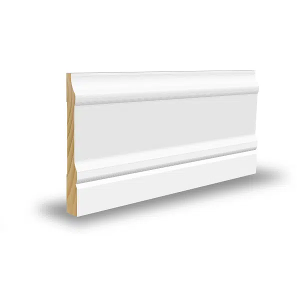 Dekoratiivliist, 21x120x4400 valge