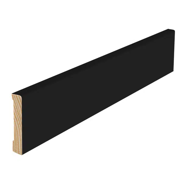 Põrandaliist, 12x58x4400 must